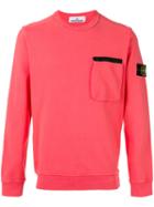 Stone Island - Patch Detail Sweatshirt - Men - Cotton - L, Yellow/orange, Cotton