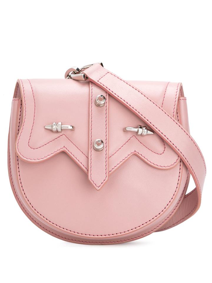 Okhtein - Dome Belt Bag - Women - Leather - One Size, Pink/purple, Leather