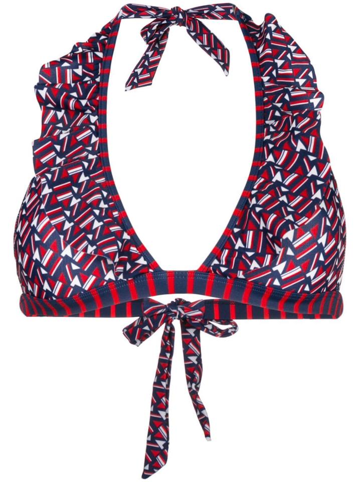La Doublej Mikado Riviera Bikini Top - Blue