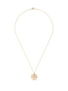 De Beers 18kt Yellow Gold Talisman Medal Diamond Small Necklace -