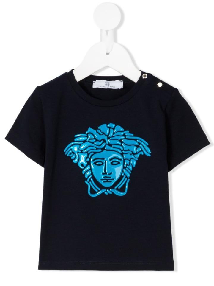 Young Versace Medusa T-shirt, Toddler Boy's, Size: 18 Mth, Black
