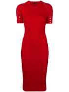 Alexander Wang Short-sleeve Sweater Dress - Red