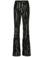 Rachel Gilbert Dinah Sequined Trousers - Black