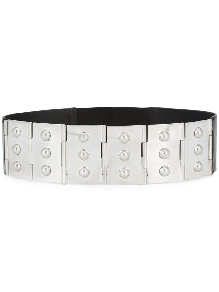 Maison Margiela Studded Panelled Belt - Metallic