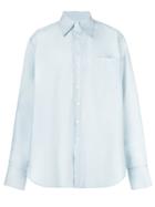 Matthew Adam Dolan Oversized Oxford Shirt - Blue
