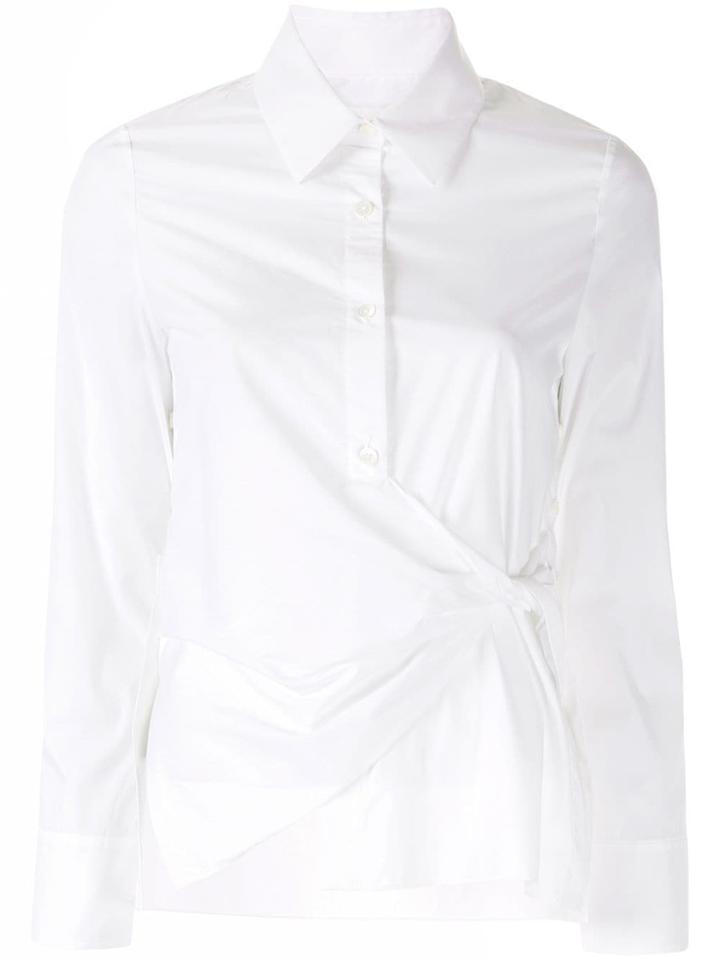 Portspure Knotted Waist Shirt - White