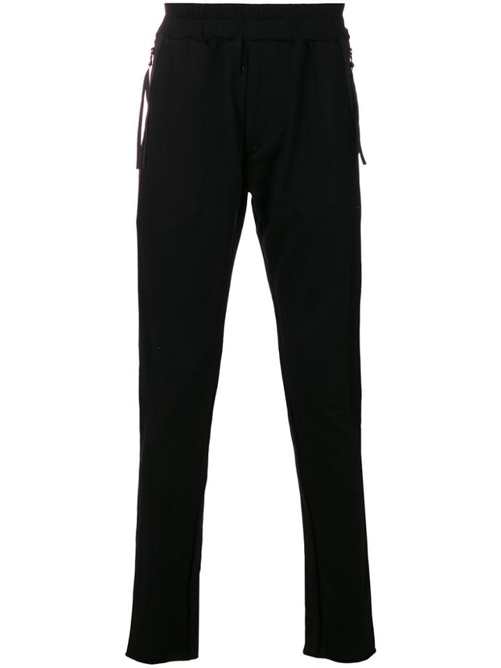 Julius Tapered Jogging Bottoms - Black