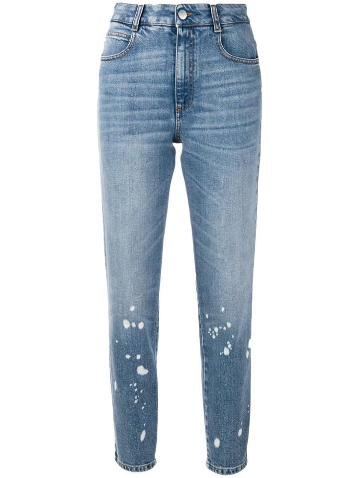 Stella Mccartney Bleached Detail Jeans - Blue