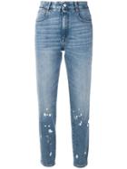 Stella Mccartney Bleached Detail Jeans - Blue