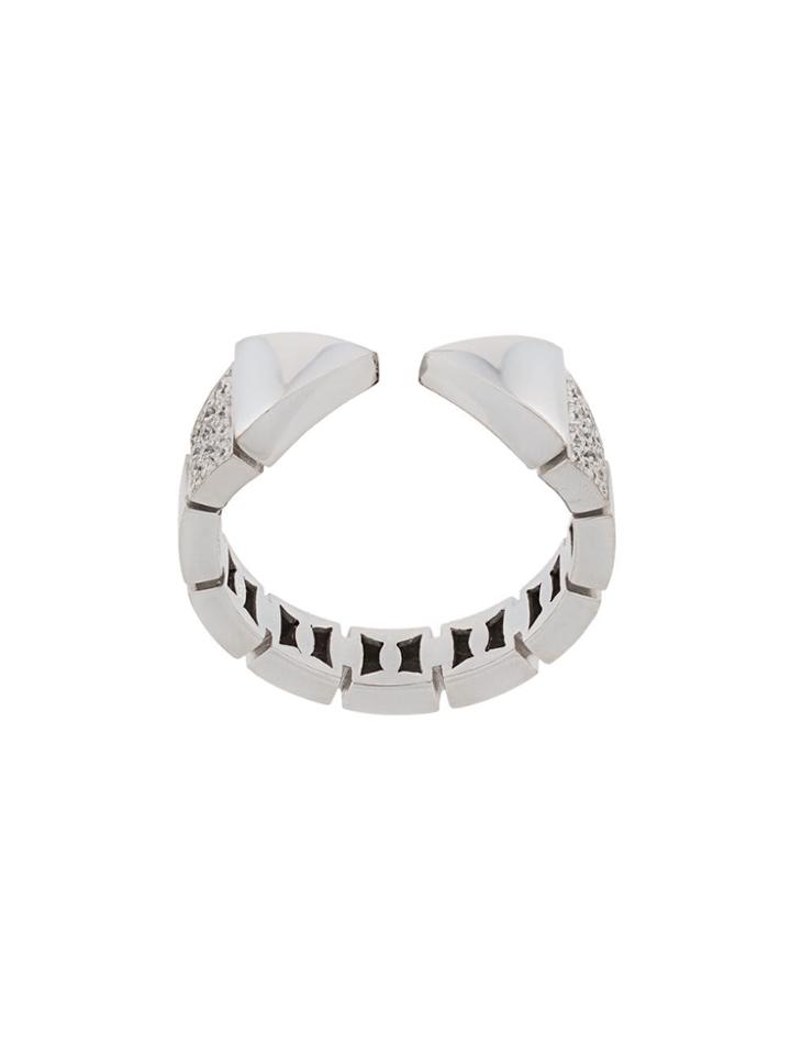 Anapsara Thin Open Ring - Metallic