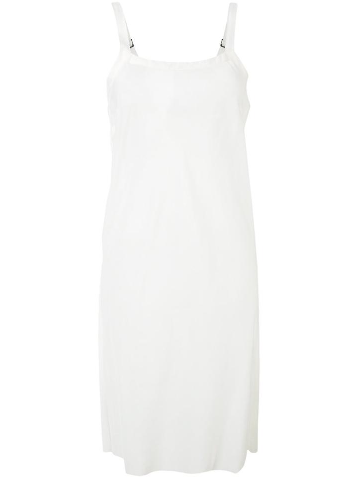 Ann Demeulemeester - Shift Dress - Women - Silk/cotton - 38, White, Silk/cotton