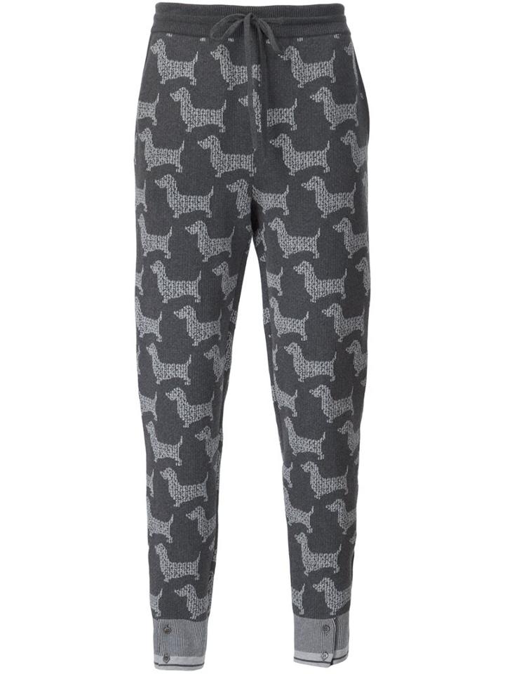 Thom Browne Dog Print Track Pants