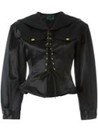 Jean Paul Gaultier Vintage Junior Gaultier Vintage Fitted Jacket, Women's, Size: 42, Black
