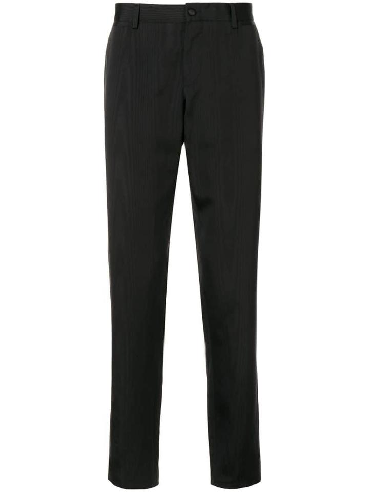 Dolce & Gabbana Straight-fit Suit Pants - Black