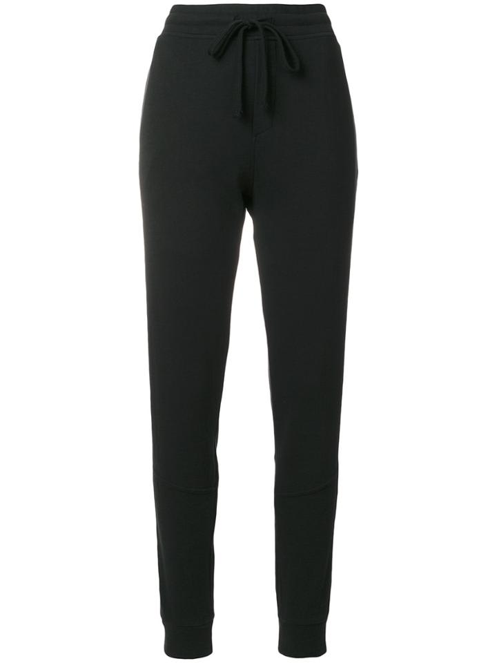 Thom Krom Drawstring Track Pants - Black