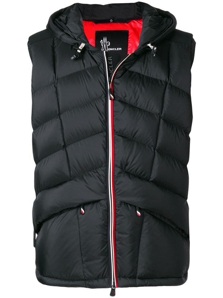 Moncler Grenoble Rossiniere Padded Gilet - Black