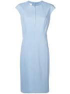 Akris Punto Fitted Midi Dress - Blue