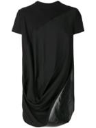 Rick Owens Oversized Ruchéd T-shirt - Black
