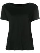 Album Di Famiglia Plain T-shirt - Black
