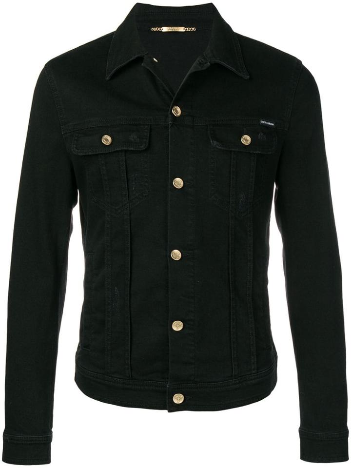 Dolce & Gabbana Button-up Jacket - Black