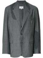 Maison Margiela Relaxed Fit Printed Blazer - Grey