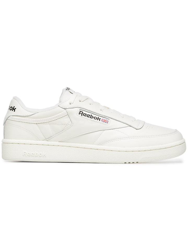 Reebok White Club C 85 Leather Low-top Sneakers