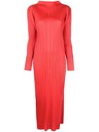 Pleats Please By Issey Miyake December Dress - Red