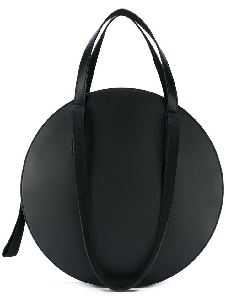 Marni Tambourine Shopping Tote Bag - Black