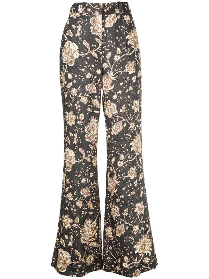Zimmermann Veneto Flared Trousers - Black