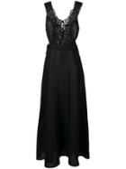Ermanno Scervino Structured Evening Dress - Black