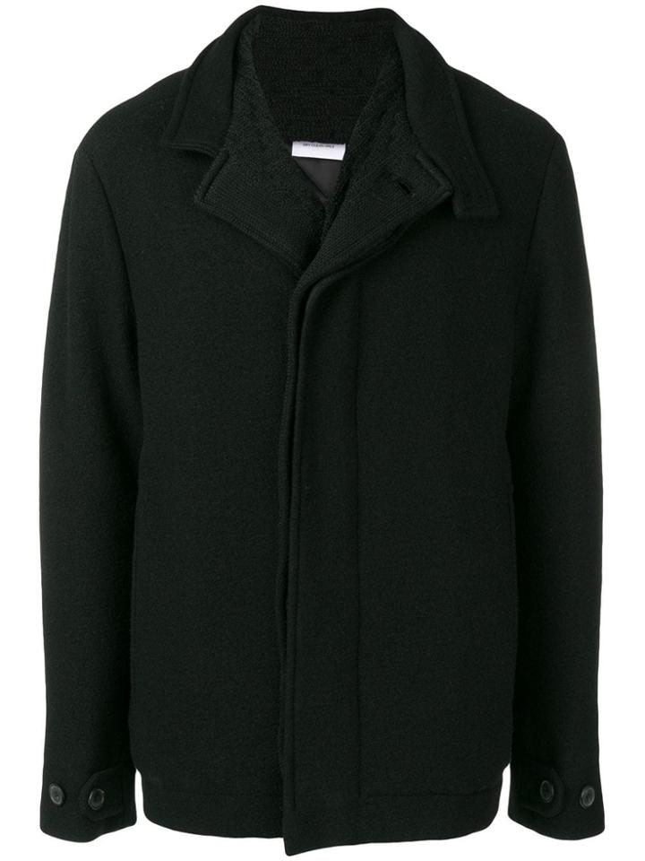 Stephan Schneider Knitted Trim Jacket - Black