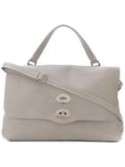 Zanellato - 'postina' Tote Bag - Women - Leather - One Size, Grey, Leather