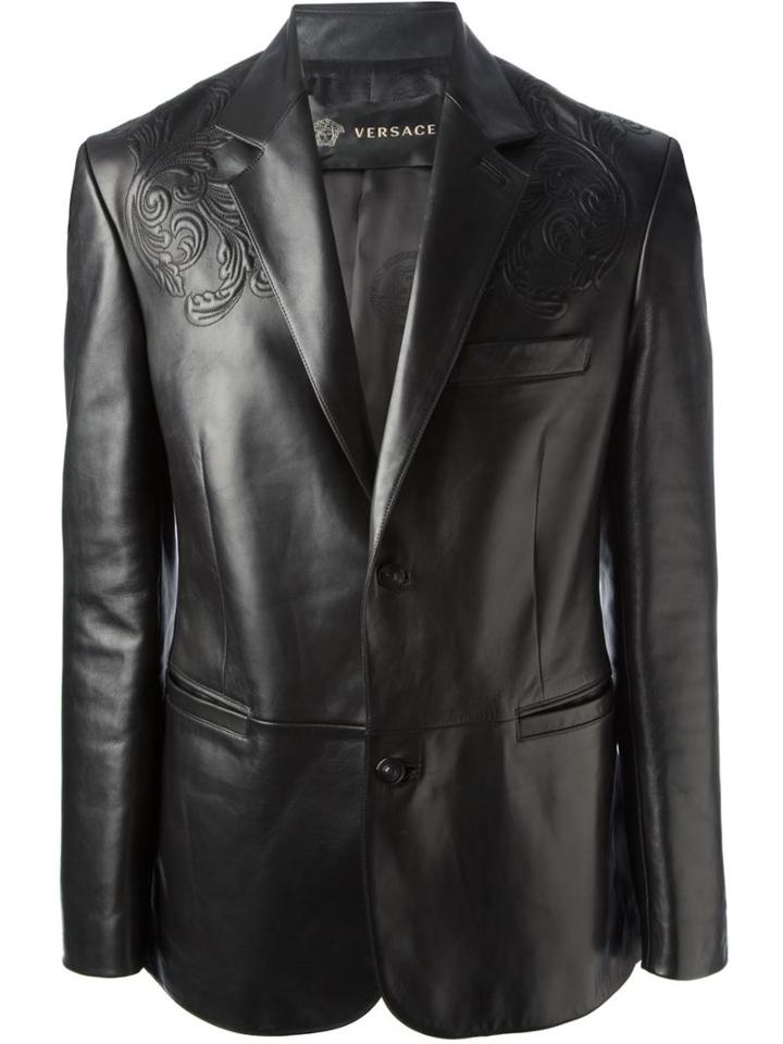 Versace Baroque Leather Jacket