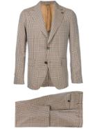 Gabriele Pasini Checked Two-piece Suit - Brown