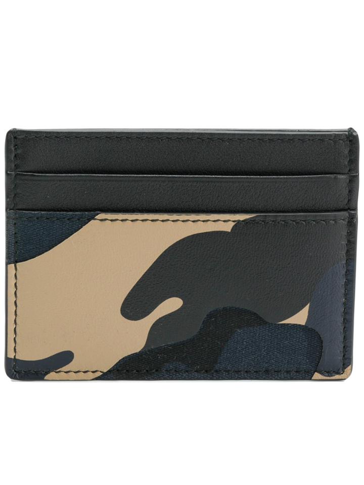 Valentino Camouflage Cardholder - Black