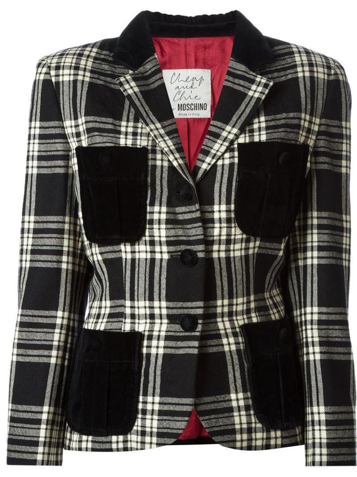 Moschino Vintage Tartan Jacket