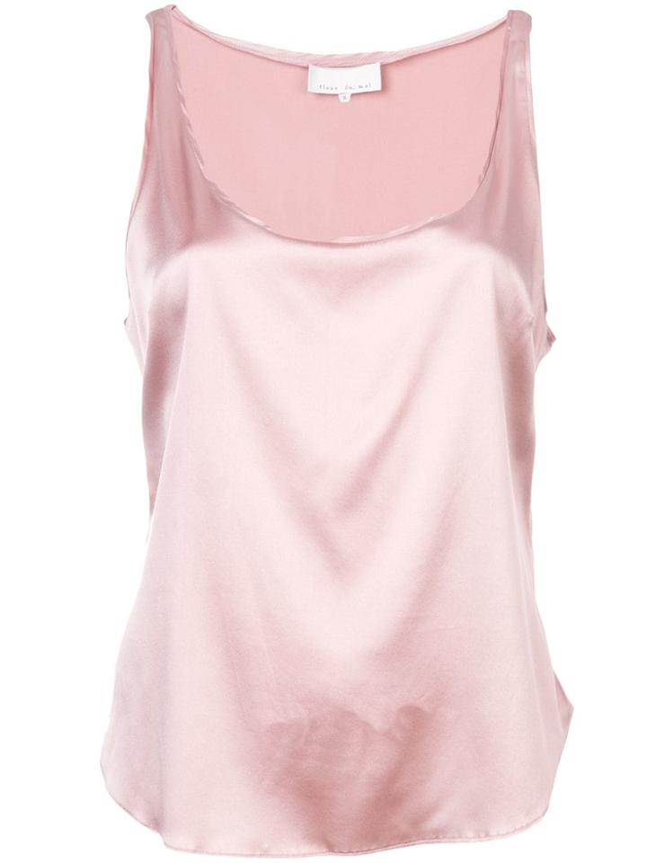 Fleur Du Mal Scoop Neck Cami Top - Pink & Purple