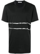 Low Brand Tie-dye Stripe T-shirt - Black