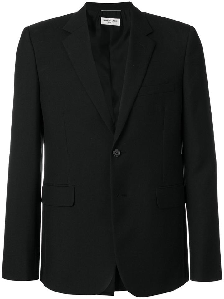 Saint Laurent Tailored Fitted Blazer - Black