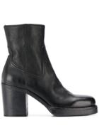Officine Creative Chunky Heel Ankle Boots - Black