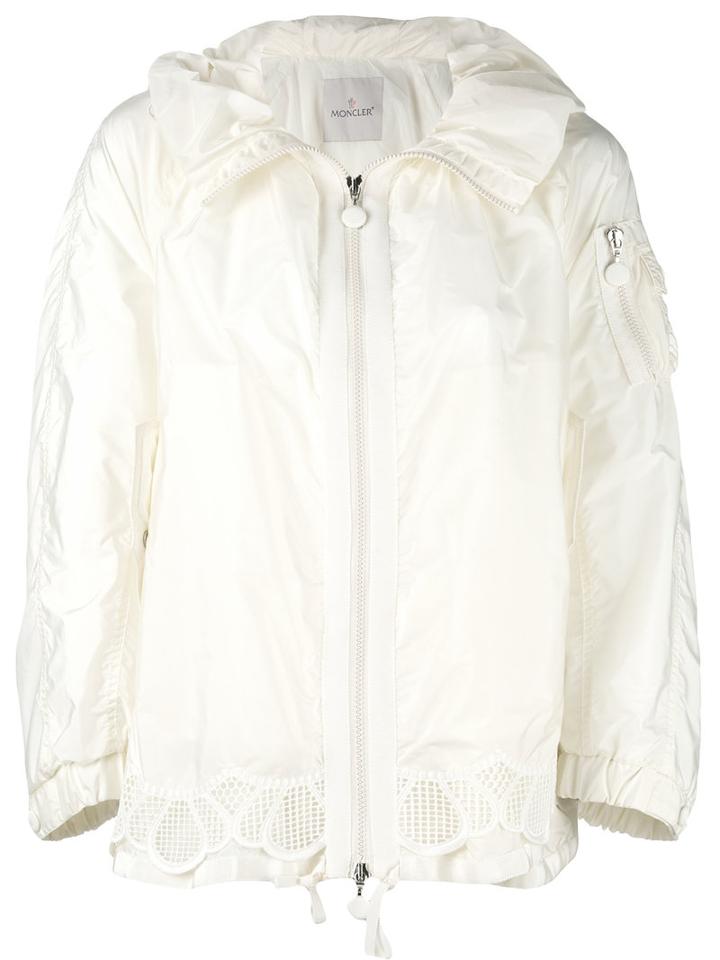Moncler - Bonnieux Jacket - Women - Cotton/polyamide/polyester - 0, White, Cotton/polyamide/polyester