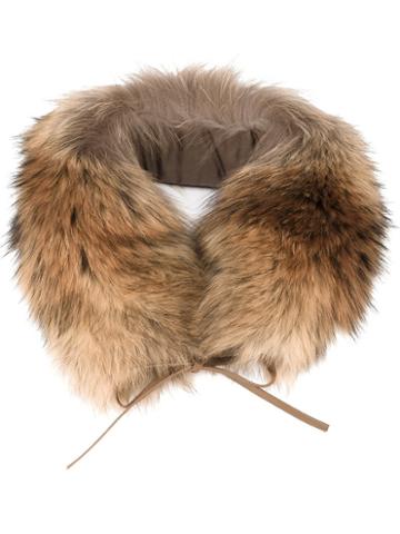 Woolrich Racoon Fur Ring Scarf