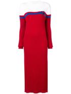 Vivetta Colourblock Sweater Dress - Red