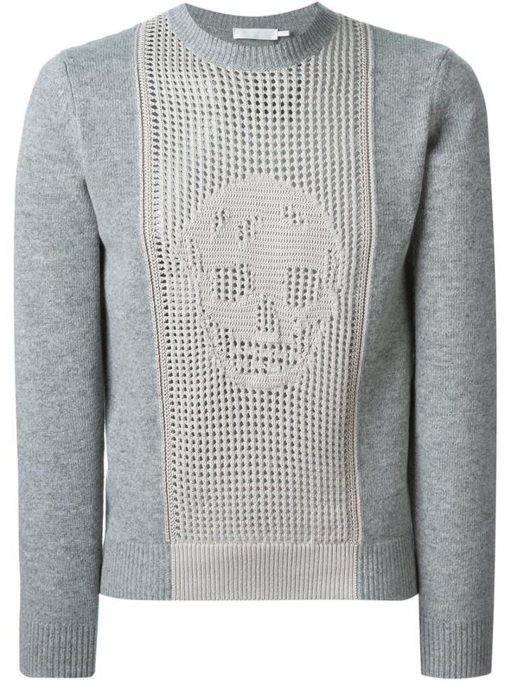 Alexander Mcqueen Skull Intarsia Jumper