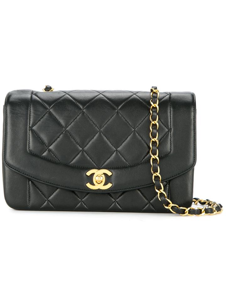 Chanel Vintage Cc Mini Flap Bag - Black