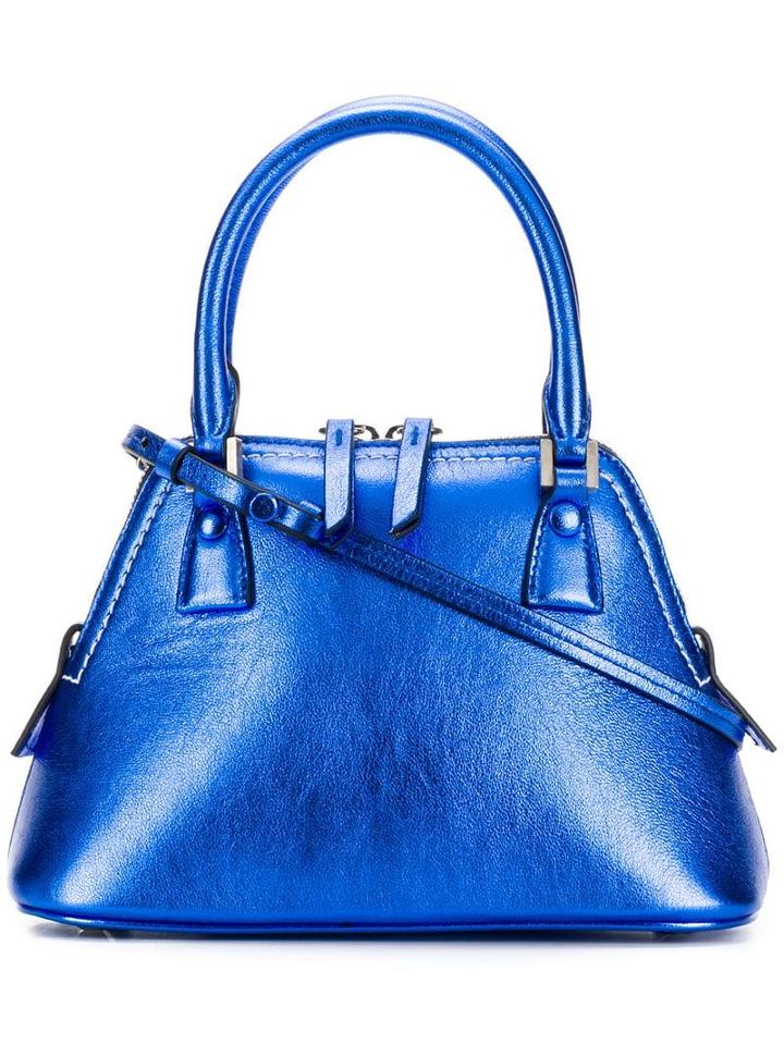 Maison Margiela Metallic Mini Bag - Blue