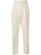 Bambah Cigarette Trousers - Neutrals
