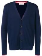 Bally Classic Knit Cardigan - Blue