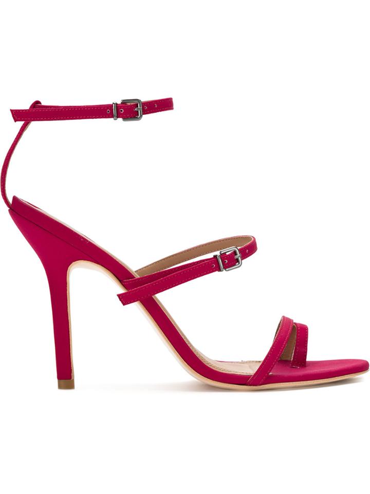 Reinaldo Lourenço Straps Sandals - Red