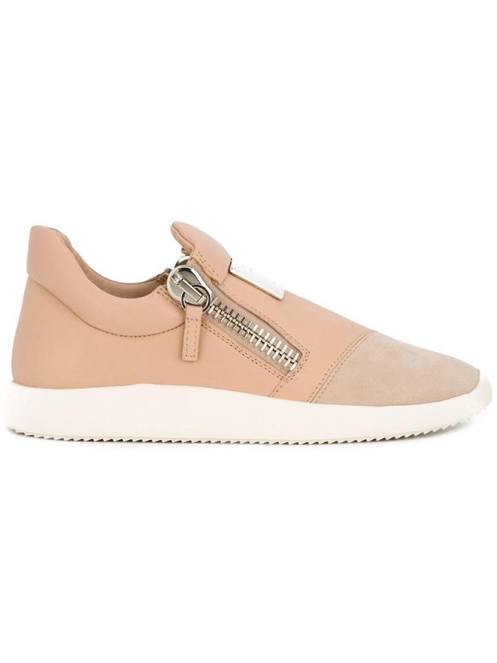 Giuseppe Zanotti Design Runner Slip-on Sneakers - Pink & Purple